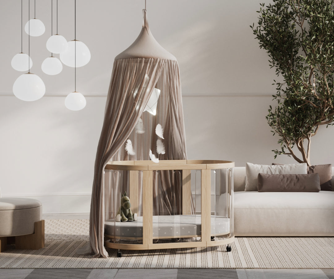Kaylula Sova Cot Clear - Beech