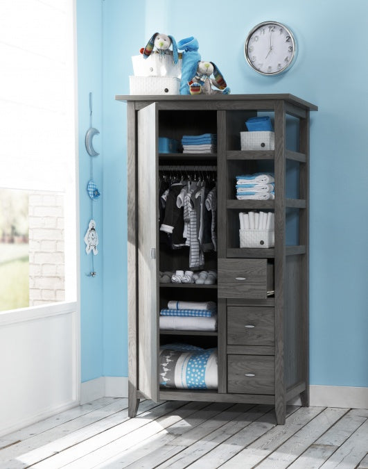 Lyon Wardrobe - Dark Grey