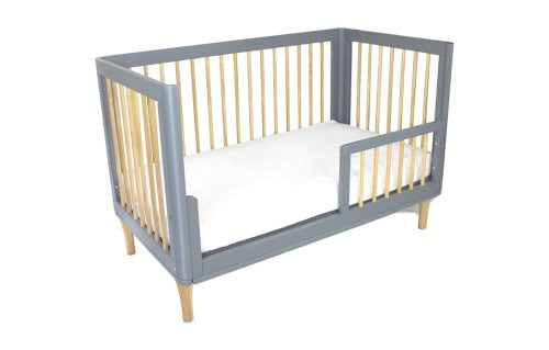 Riya Cot - (Grey/Beech)