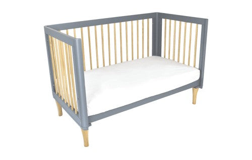 Riya Cot - (Grey/Beech)