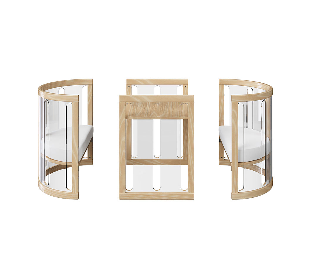 Kaylula Sova Cot Clear - Beech