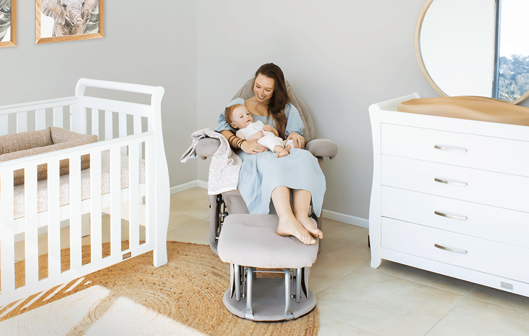 Georgia Sleigh Cot Luxx