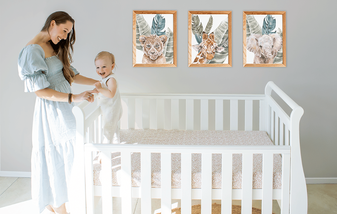 Georgia Sleigh Cot Luxx