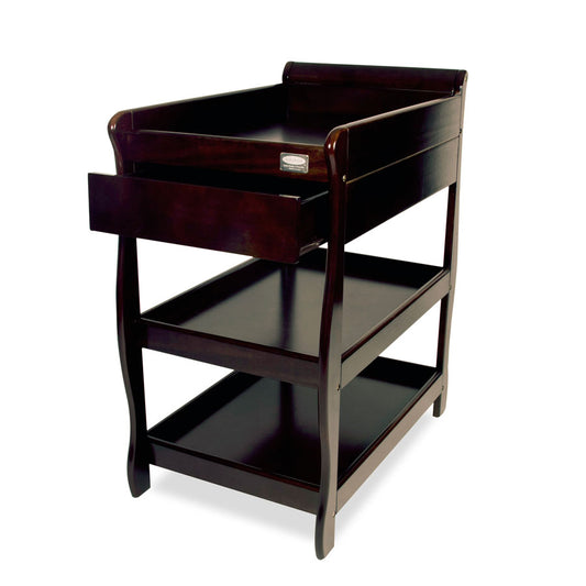 Sleigh Change Table With Drawer