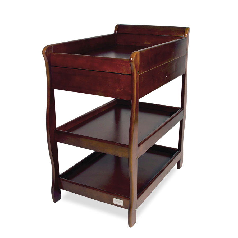 Sleigh Change Table With Drawer