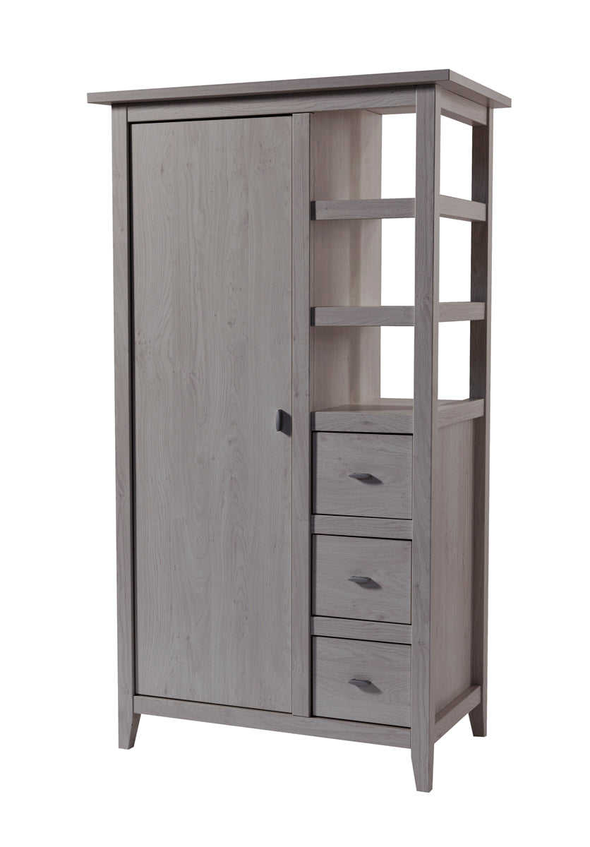 Lyon Wardrobe - Dark Grey