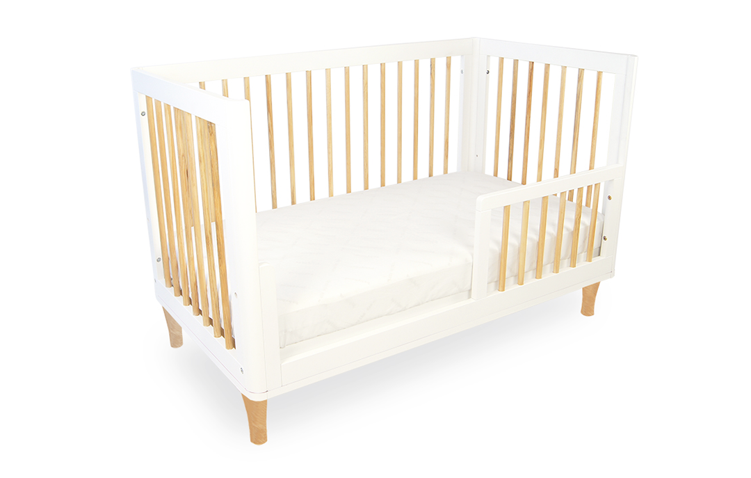 Riya Cot - (Grey/Beech)