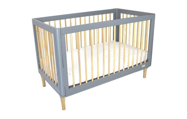 Riya Cot - (Grey/Beech)