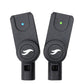 The Jiffle Car Seat Adapters - Black