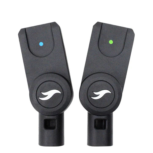 The Jiffle Car Seat Adapters - Black