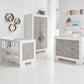 Lucca Wardrobe - White & Ash