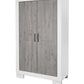 Lucca Wardrobe - White & Ash