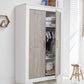 Lucca Wardrobe - White & Ash