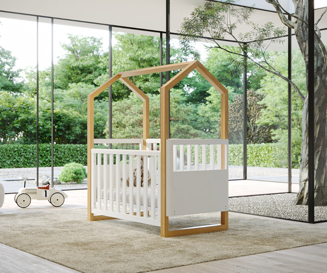 Kaylula Mila Cot - Beech/White