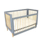 Riya Cot - (Grey/Beech)